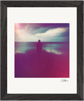 Indigo Sky Framed print 20x25 cm / 8x10″ Black frame 24