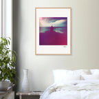 Indigo Sky Framed print 20x25 cm / 8x10″ White frame 4