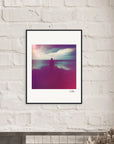 Indigo Sky Framed print 20x25 cm / 8x10″ White frame 2