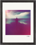 Indigo Sky Framed print 27x35 cm / 11x14″ Black frame 25