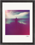 Indigo Sky Framed print 27x35 cm / 11x14″ Black frame 25