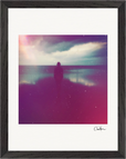 Indigo Sky Framed print 27x35 cm / 11x14″ Black frame 25