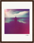 Indigo Sky Framed print 27x35 cm / 11x14″ Dark wood frame 27