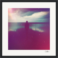 Indigo Sky Framed print 30x30 cm / 12x12″ Black frame 37