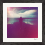 Indigo Sky Framed print 30x30 cm / 12x12″ Black frame 26