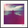 Indigo Sky Framed print 50x50 cm / 20x20″ Black frame 41