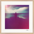 Indigo Sky Framed print 50x50 cm / 20x20″ Wood frame 21