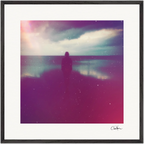 Indigo Sky Framed print 70x70 cm / 28x28″ Black frame 32