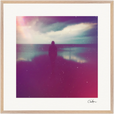Indigo Sky Framed print 70x70 cm / 28x28″ Wood frame 23