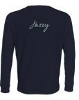 Jazzy - "Lacey Leg" Long sleeve French Navy XS 2