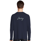Jazzy - "Lacey Leg" Long sleeve French Navy XS 4