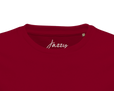 Jazzy - "Lacey Leg" T-shirt Burgundy 2