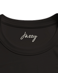 Jazzy - "Lacey Leg" T-shirt Deep Black S 2