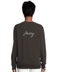 Jazzy - "Lacey Leg" Sweatshirt deep charcoal grey XS 7