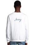 Jazzy - "Lacey Leg" Sweatshirt White XS 4
