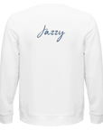 Jazzy - "Lacey Leg" Sweatshirt White XS 2