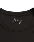 Jazzy - "Lacey Leg" T-shirt Deep Black XS 20