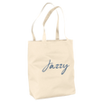 Jazzy - "Lacey Leg" Tote Bag Natural 3