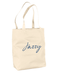Jazzy - "Lacey Leg" Tote Bag Natural 3