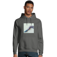 Jazzy - "Lacey Leg" Hoodie charcoal melange 3