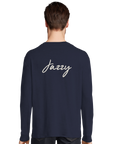 Jazzy - "Lacey Leg" Long sleeve French Navy XS 4