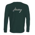 Jazzy - "Lacey Leg" Long sleeve green empire 2