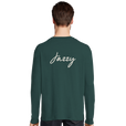 Jazzy - "Lacey Leg" Long sleeve green empire 4