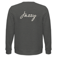 Jazzy - "Lacey Leg" Sweatshirt Grey Melange 2