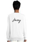 Jazzy - "Lacey Leg" Sweatshirt White XS 6