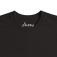 Jazzy - "Lacey Leg" T-shirt Deep Black 2