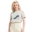 Jazzy - "Lacey Leg" T-shirt Off White 7