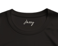 Jazzy - "Lacey Leg" T-shirt Deep Black 2