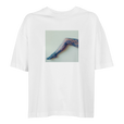 Jazzy - "Lacey Leg" T-shirt White 1