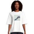 Jazzy - "Lacey Leg" T-shirt White 3