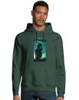 Joy - "Dancing Cowboy" Hoodie Bottle Green XS 3
