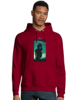 Joy - "Dancing Cowboy" Hoodie Burgundy XS 3