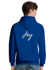 Joy - "Dancing Cowboy" Hoodie Royal Blue XS 4