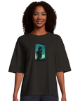 Joy - "Dancing Cowboy" T-shirt Deep Black XS 4