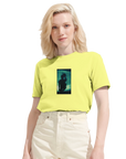 Joy - "Dancing Cowboy" T-shirt Light Yellow XS 6