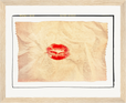 Kiss My Ass Framed print 20x25 cm / 8x10″ Wood frame