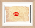 Kiss My Ass Framed print 20x25 cm / 8x10″ Wood frame