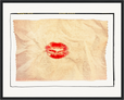 Kiss My Ass Framed print 40x50 cm / 16x20″ Black frame