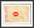 Kiss My Ass Framed print 40x50 cm / 16x20″ Black frame