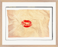 Kiss My Ass Framed print 40x50 cm / 16x20″ Wood frame