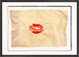 Kiss My Ass Framed print 50x70 cm / 20x28″ Black frame