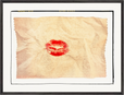 Kiss My Ass Framed print 60x80 cm / 24x32″ Black frame