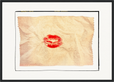 Kiss My Ass Framed print A2 (42 x 59.4 cm) Black frame