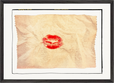 Kiss My Ass Framed print A2 (42 x 59.4 cm) Black frame
