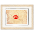 Kiss My Ass Framed print 13x18 cm / 5x7″ Wood frame