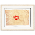 Kiss My Ass Framed print 30x40 cm / 12x16″ Wood frame